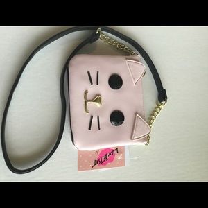 Purse pink Luv Betsey Johnson. Cat